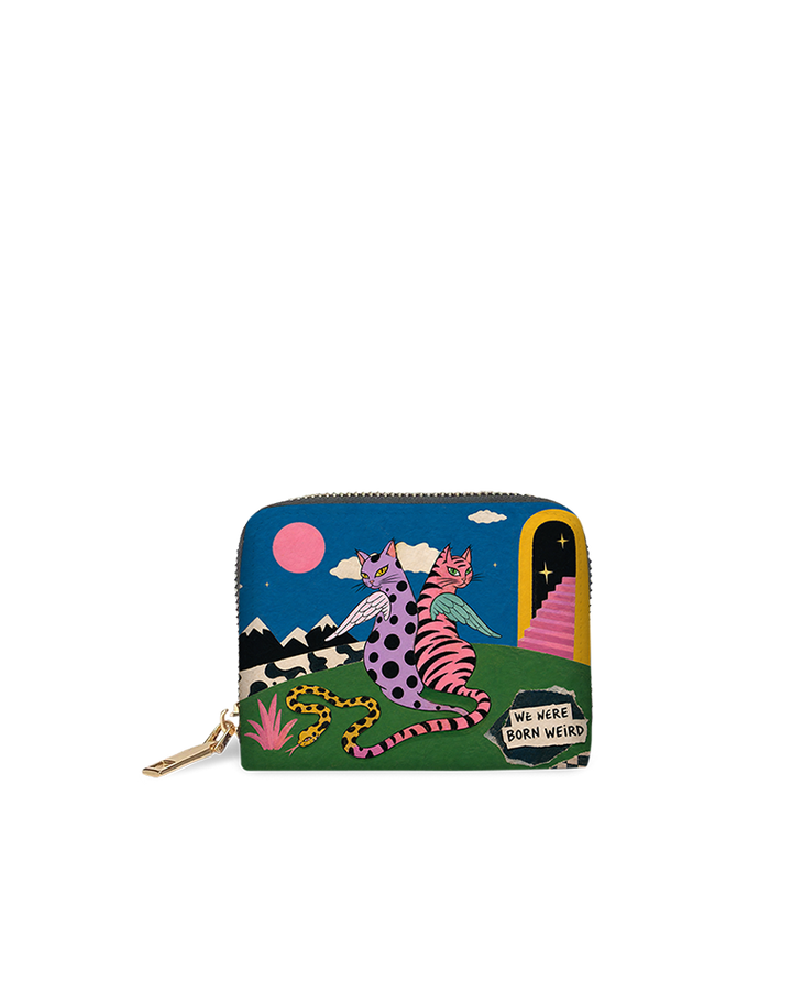 Twin Winged Familiars Mini Wallet
