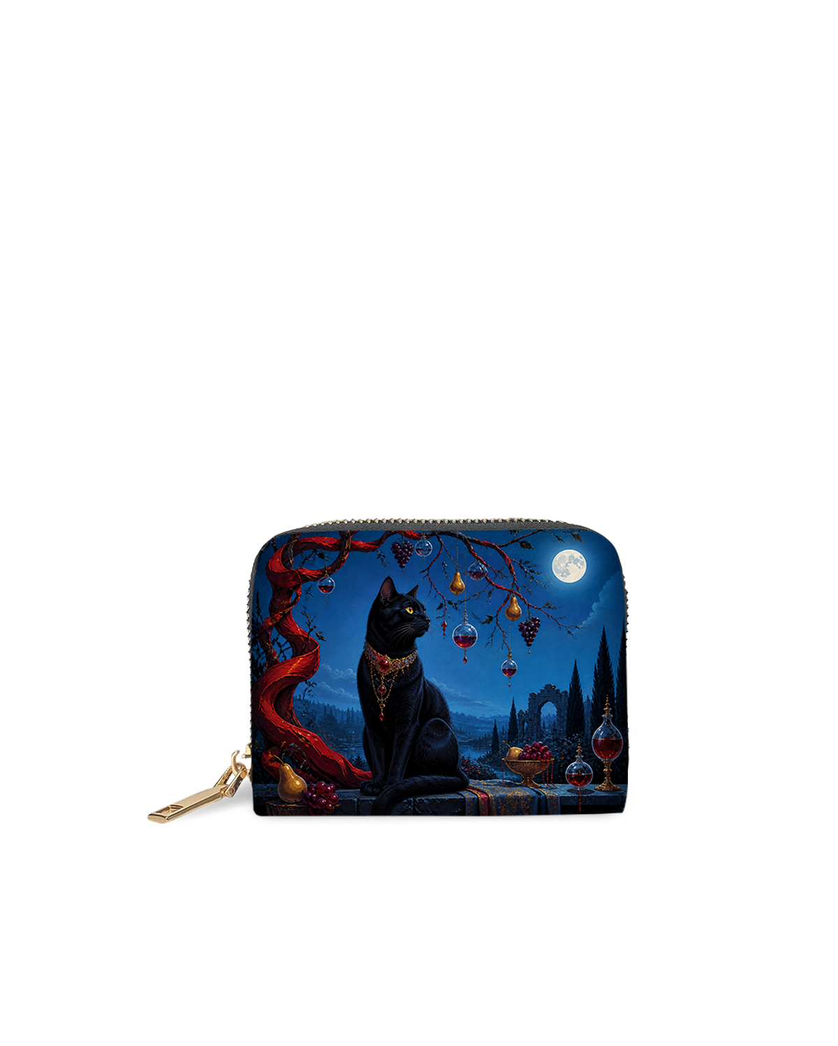 Scarlet Bough Mini Wallet