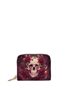 Bone Rose Mini Wallet