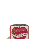 Crimson Apple Tune Mini Wallet