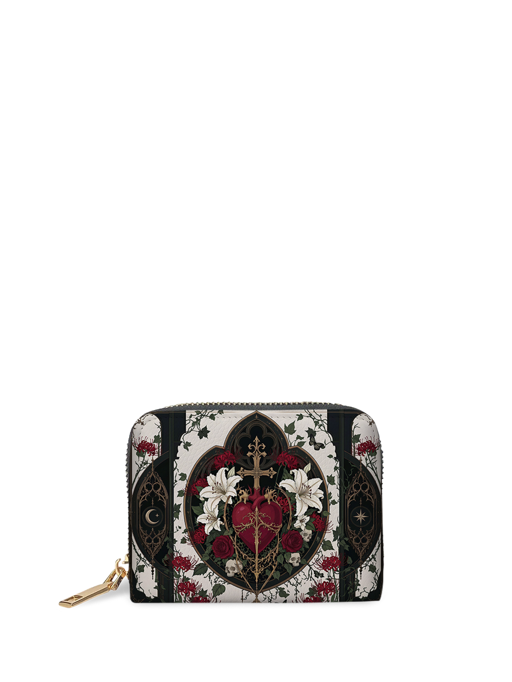 Sacred Heart Lily Mini Wallet