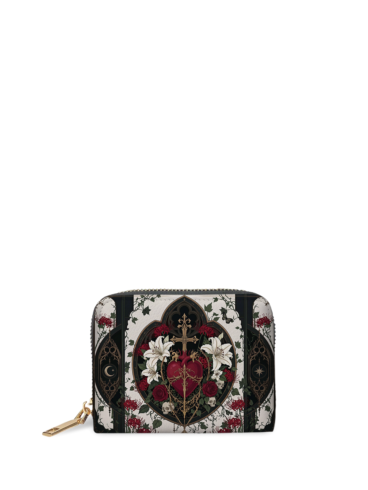 Sacred Heart Lily Mini Wallet