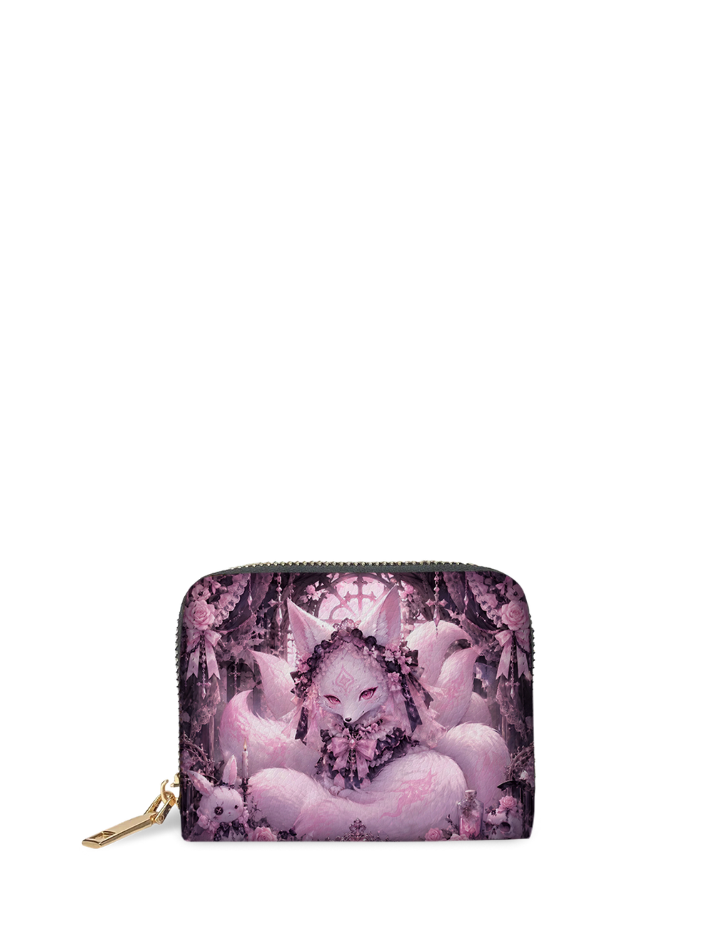 Kitsune Rose Mini Wallet