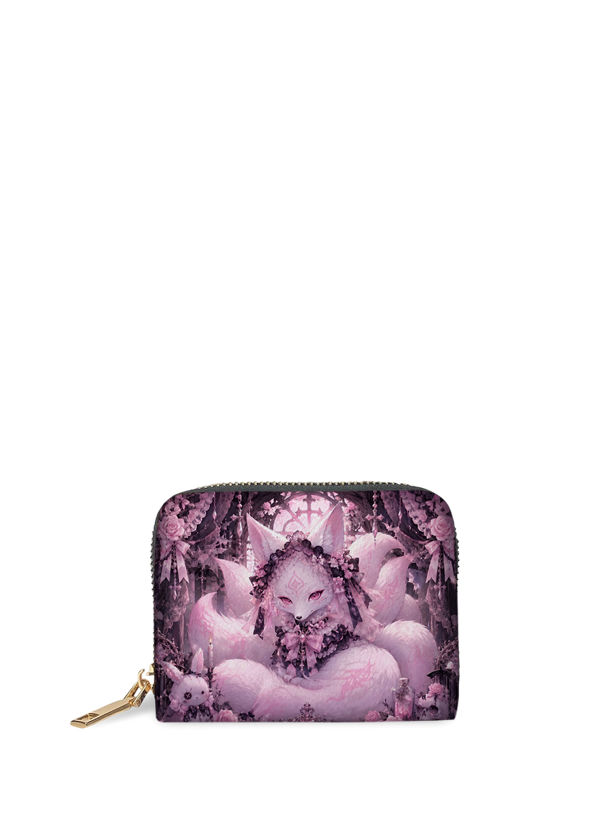 Kitsune Rose Mini Wallet