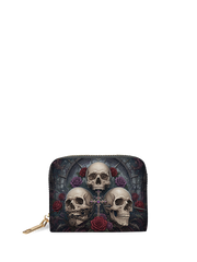 Trinity Skulls Mini Wallet
