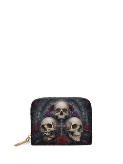 Trinity Skulls Mini Wallet
