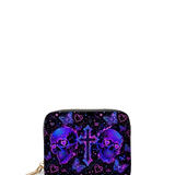 Neon Skull Mini Wallet