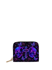 Neon Skull Mini Wallet