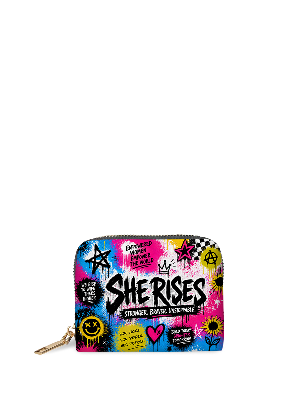 She Rises Mini Wallet