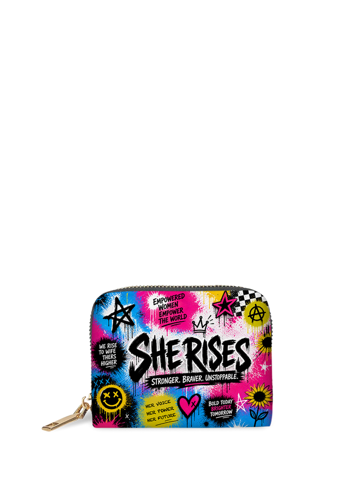 She Rises Mini Wallet