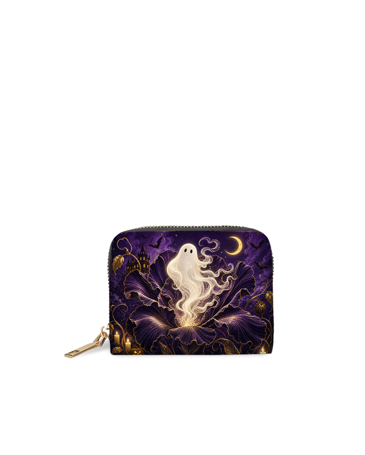 Noir Petal Mini Wallet