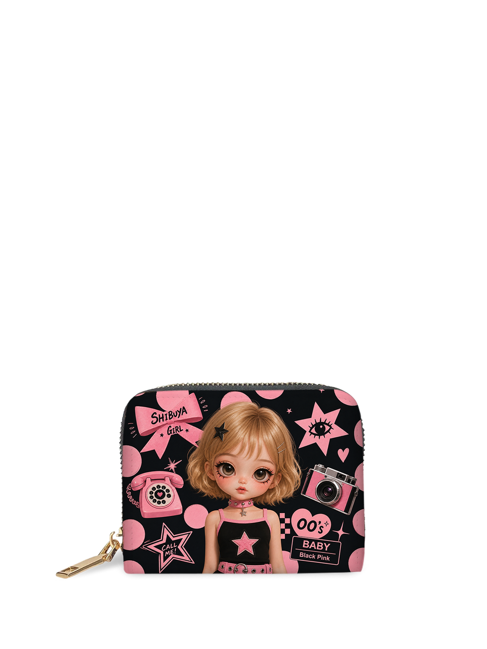 Pink Rebel Mini Wallet