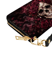 PearlSkull Long Zip Wallet