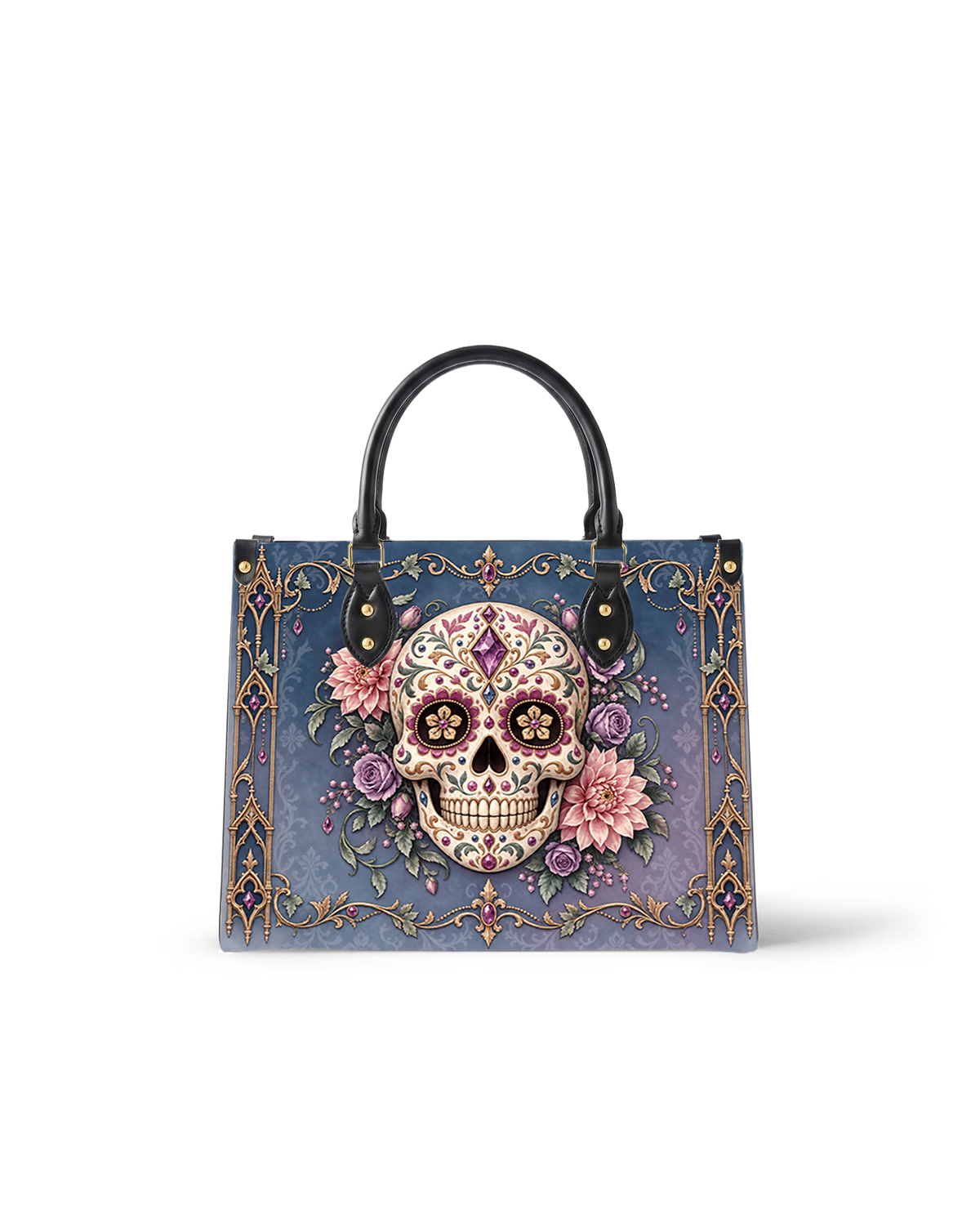 Night Gemrose Leather Handbag