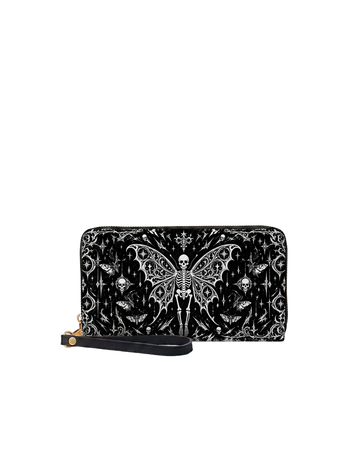 Twilight Plume Long Zip Wallet