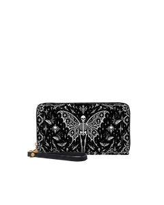 Twilight Plume Long Zip Wallet