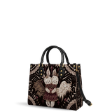 Dollhouse Noir Leather Handbag
