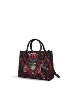 Vicious Puppet Leather Handbag