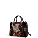 Fallen Spider Lily Leather Handbag