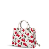 Cherry Prelude Leather Handbag