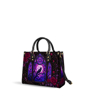 Glass Veil Leather Handbag