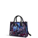 "Nocturne Swan" Leather Handbag