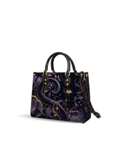 Amethyst Hush Leather Handbag