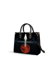 Lunar Wisp Leather Handbag