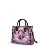 Kitsune Rose Leather Handbag