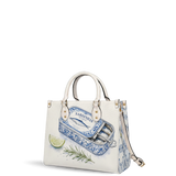 BlueVerse Leather Handbag