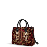 Crimson Arbiter Leather Handbag