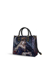 Raven's Moon Hymn Leather Handbag
