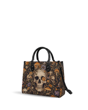 Bones Bloom Leather Handbag