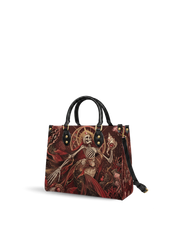 Crimson Tide Leather Handbag
