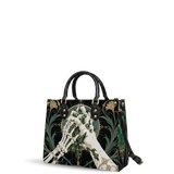 Malachite Leather Handbag