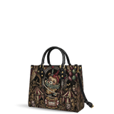 Tragic Jester Leather Handbag