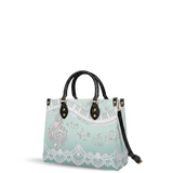 Mint Lace Tune Leather Handbag