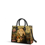 Mona Bun Leather Handbag