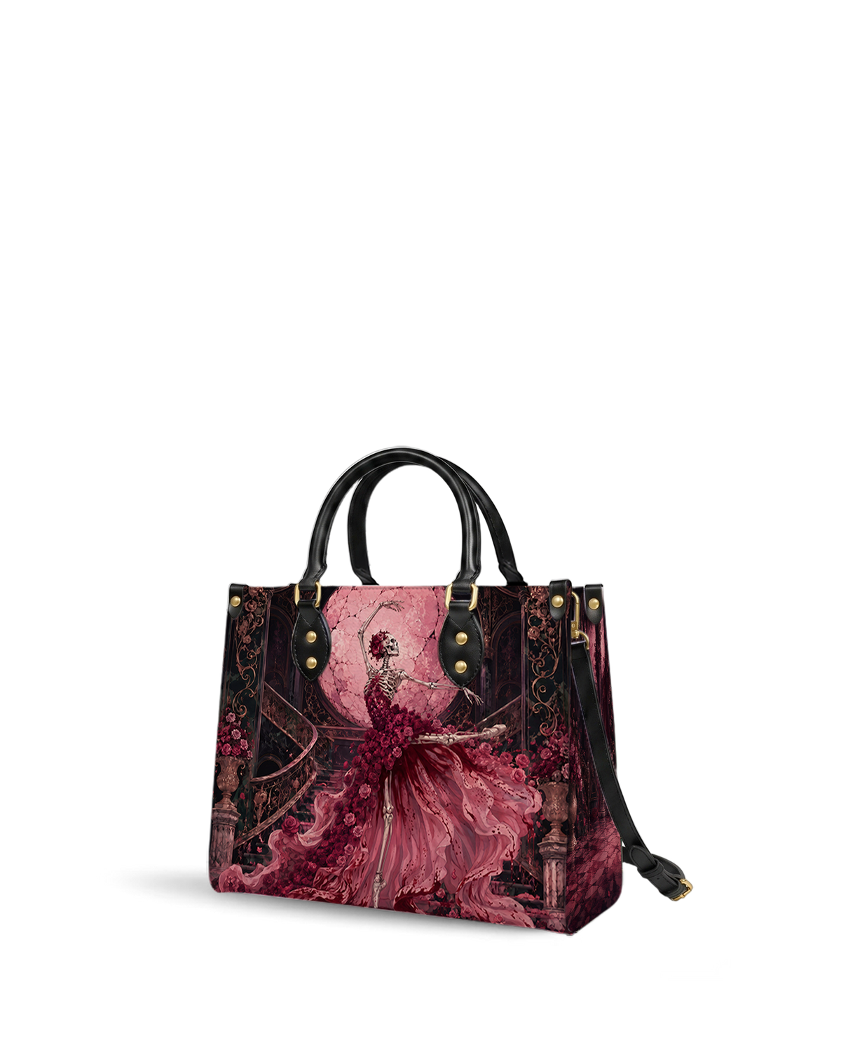 Midnight Waltz Leather Handbag