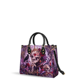Purple Reign Leather Handbag