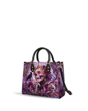 Purple Reign Leather Handbag