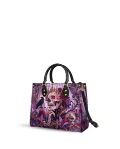 Purple Reign Leather Handbag