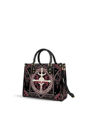 Woven Oath Leather Handbag