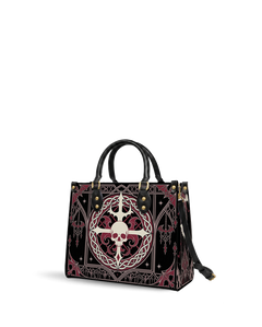 Woven Oath Leather Handbag