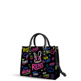 DIY "Paint-Your-Own" Rebel Bunny Bag (Paints Not Included) Leather Handbag