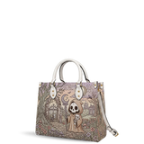 Bone Tales Leather Handbag