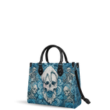 Bones Hold Leather Handbag