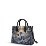 Horned Skull Leather Handbag