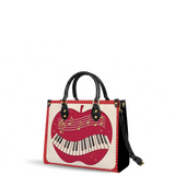 Crimson Apple Tune Leather Handbag
