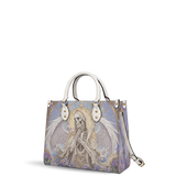 Holy Skeleton Leather Handbag